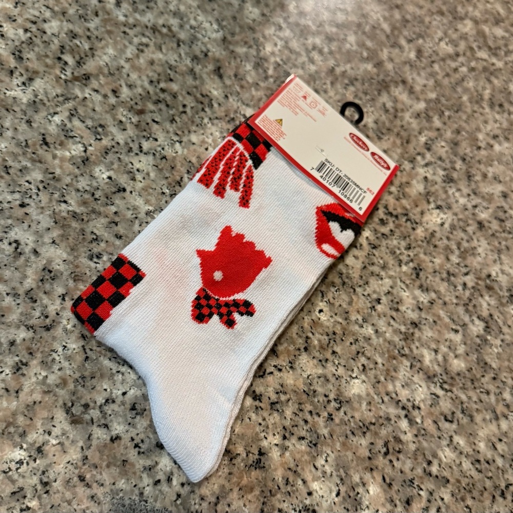 Checkers Graphic Crew Socks - Picture 2 of 2
